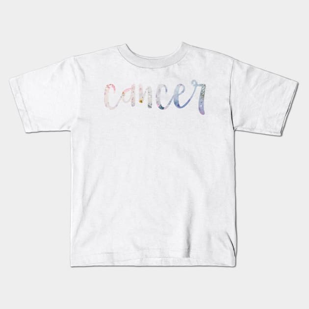 Cancer Zodiac Kids T-Shirt by christikdesigns